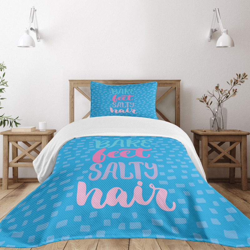 Bare Feet Salty Hair Bedspread Set