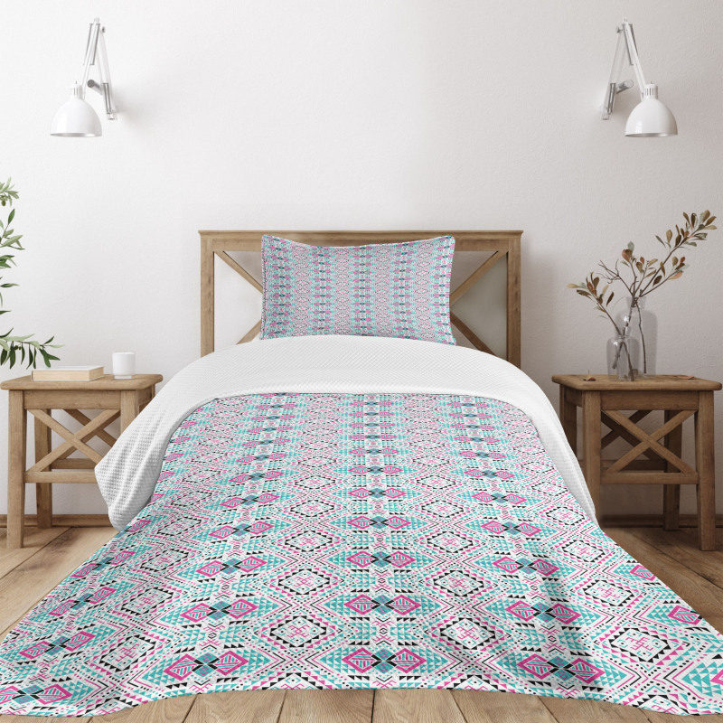 Funky Tribal Traditional Bedspread Set