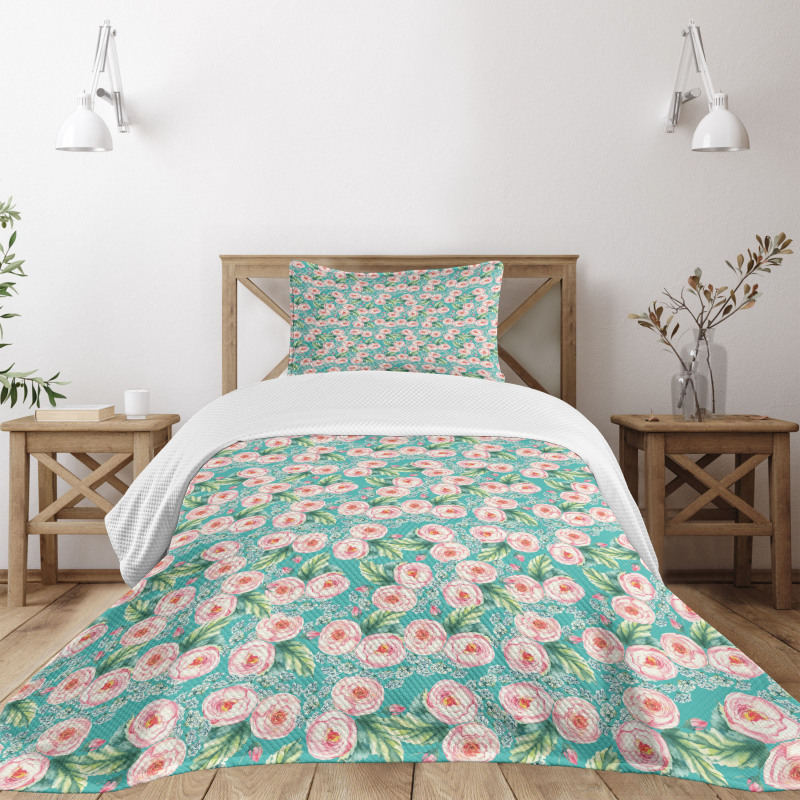 Romantic Tender Nosegay Bedspread Set