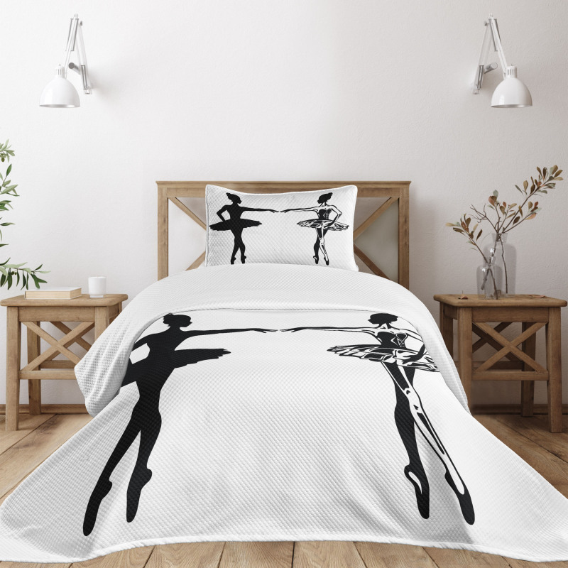 Dancers in Classic Dresses Bedspread Set