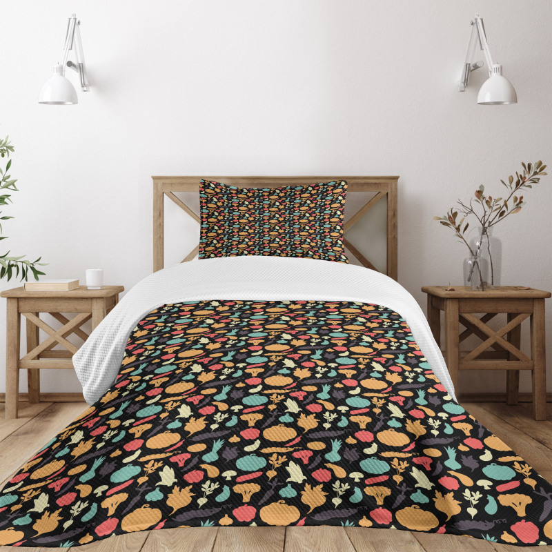 Healthy Pattern Vegan Bedspread Set