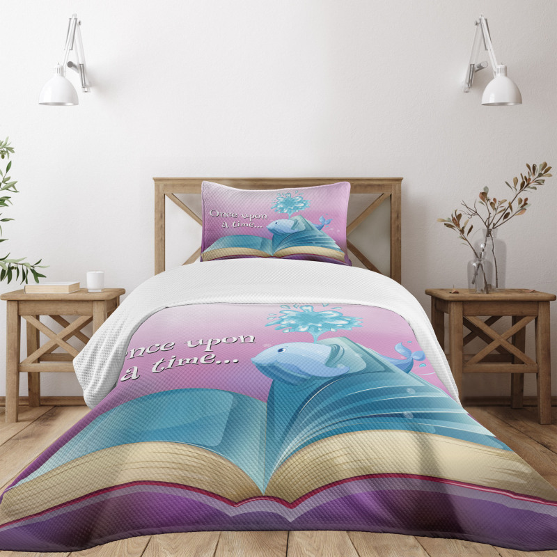 Baby Whale Kids Bedspread Set