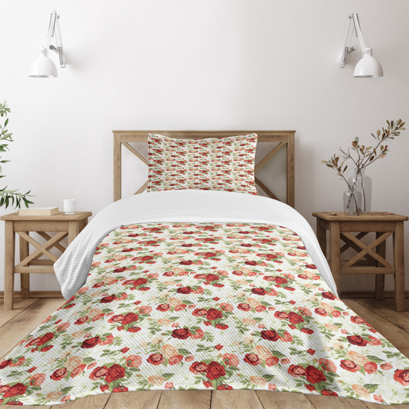 Romantic Vintage Composition Bedspread Set