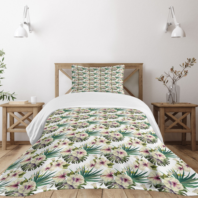 Romantic Jungle Flourish Bedspread Set