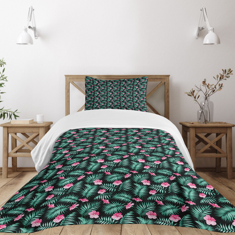 Romantic Exotic Summer Bedspread Set