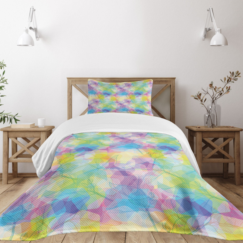 Dreamy Retro Botany Bedspread Set