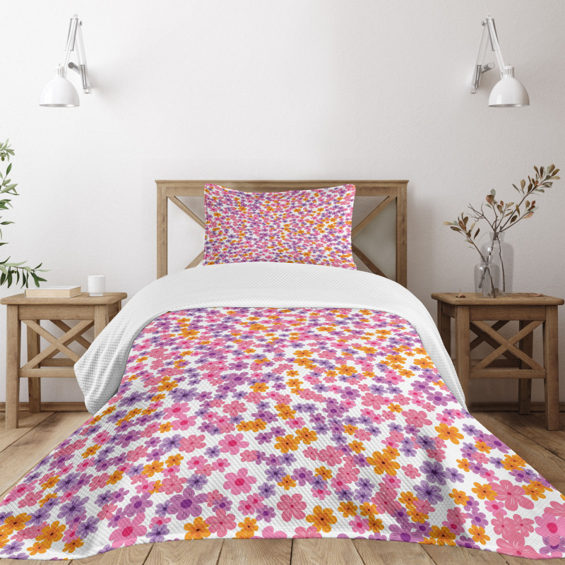 Meadow of Spring Daisies Bedspread Set