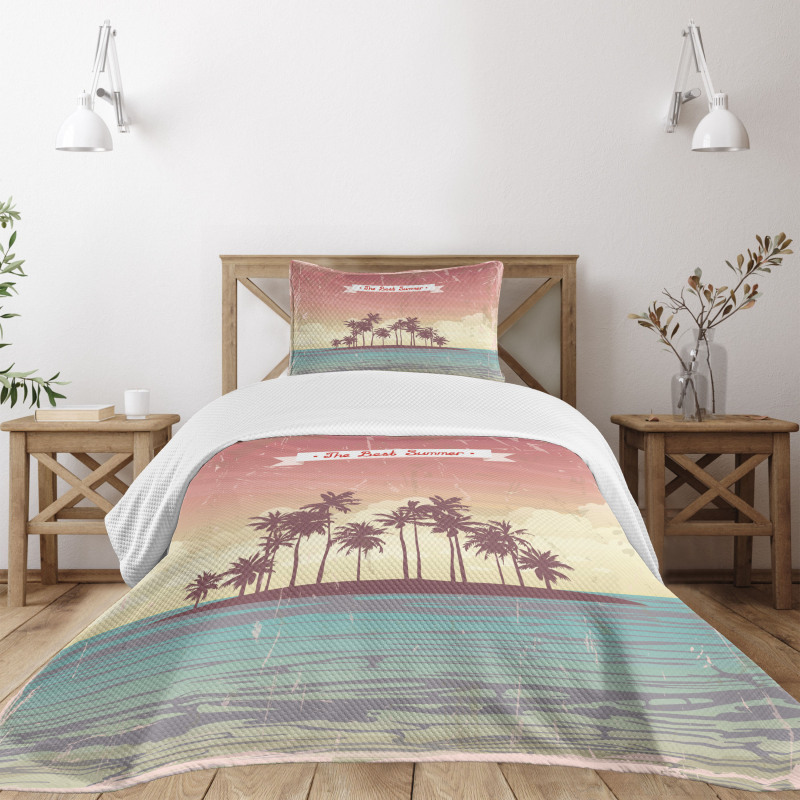 Best Summer Calligraphy Bedspread Set