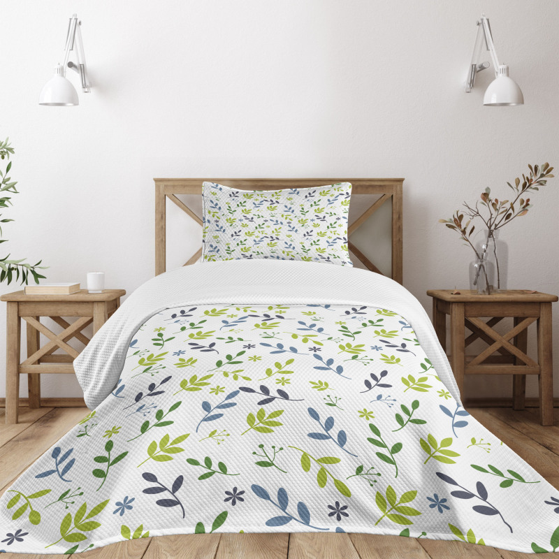 Coming of the Spring Theme Bedspread Set