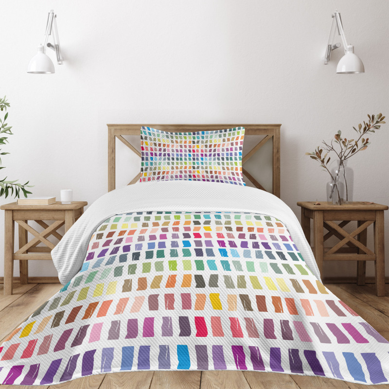 Contemporary Modern Art Bedspread Set