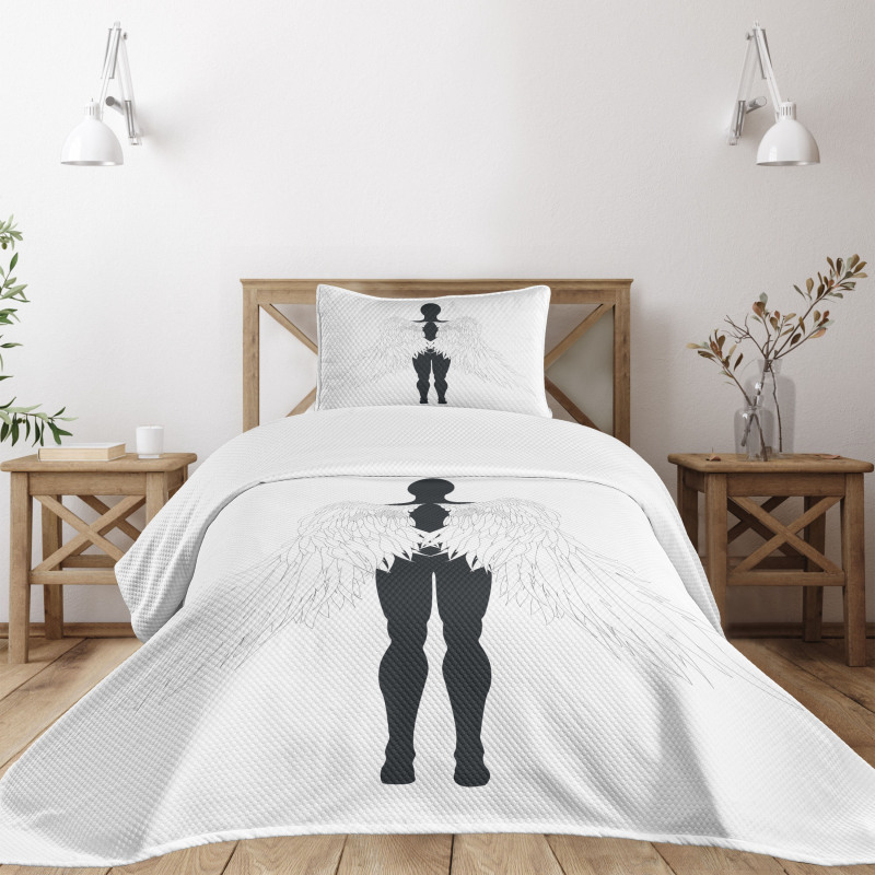 Silhouette Art Bedspread Set