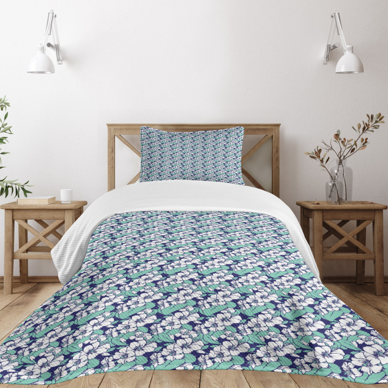 Farmland Theme Botanical Bedspread Set