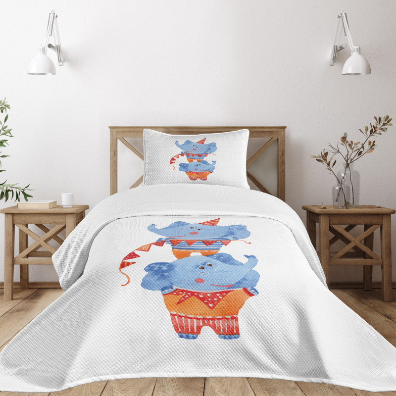 Circus Animal Bedspread Set