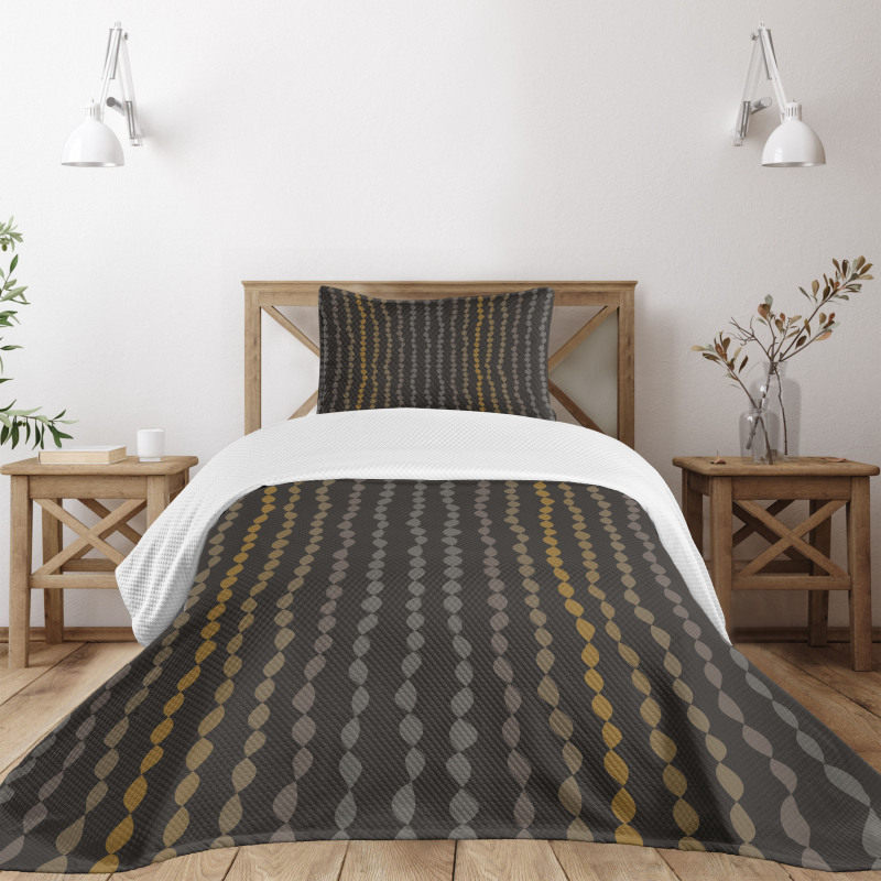 Strings of Beads Pattern Bedspread Set