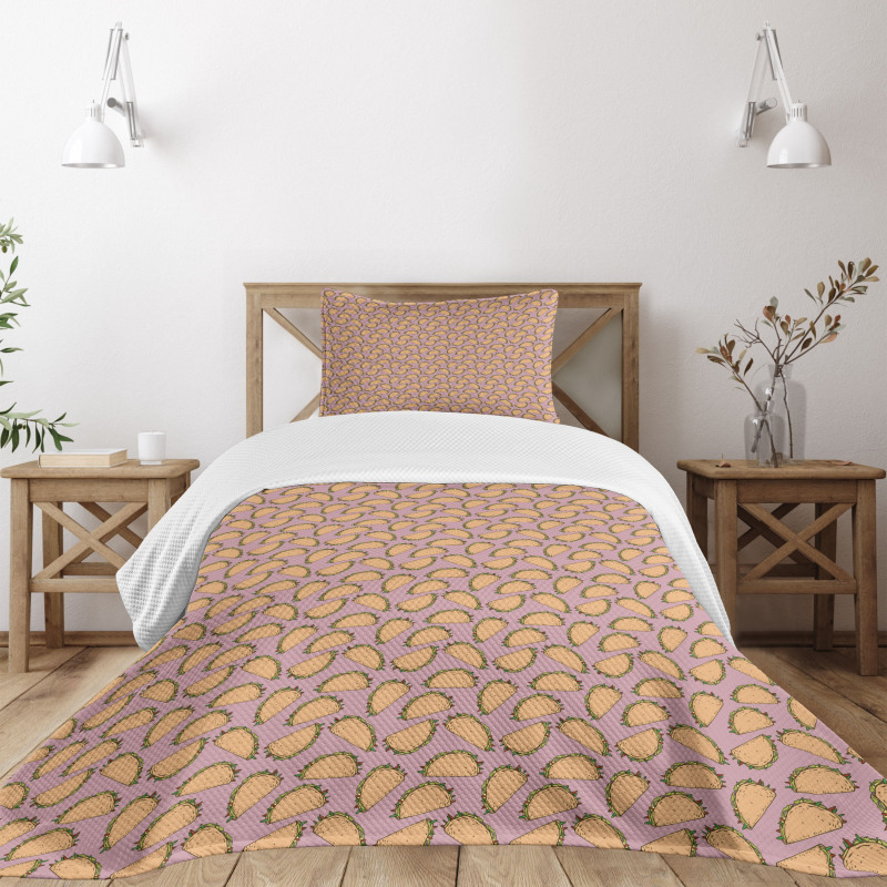 Fiesta Time Cuisine Bedspread Set