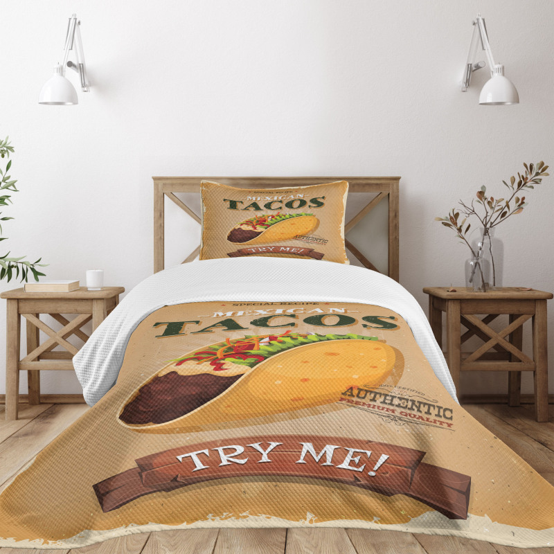 Special Recipe Try Me Bedspread Set