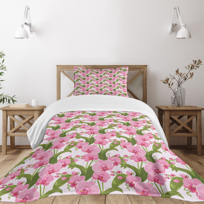 Wild Floral Spring Feminine Bedspread Set