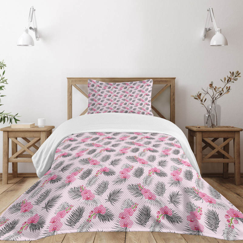 Paradise Caribbean Palms Bedspread Set