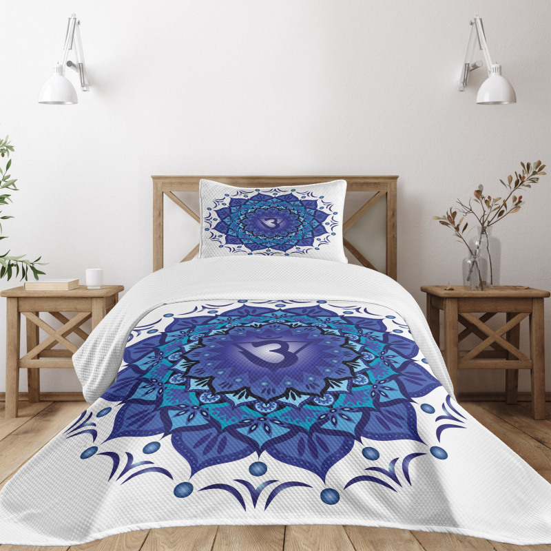 Lotus Ajna Chakra Yoga Bedspread Set