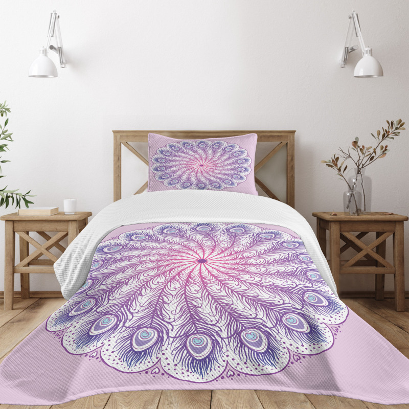 Boho Medallion Art Bedspread Set