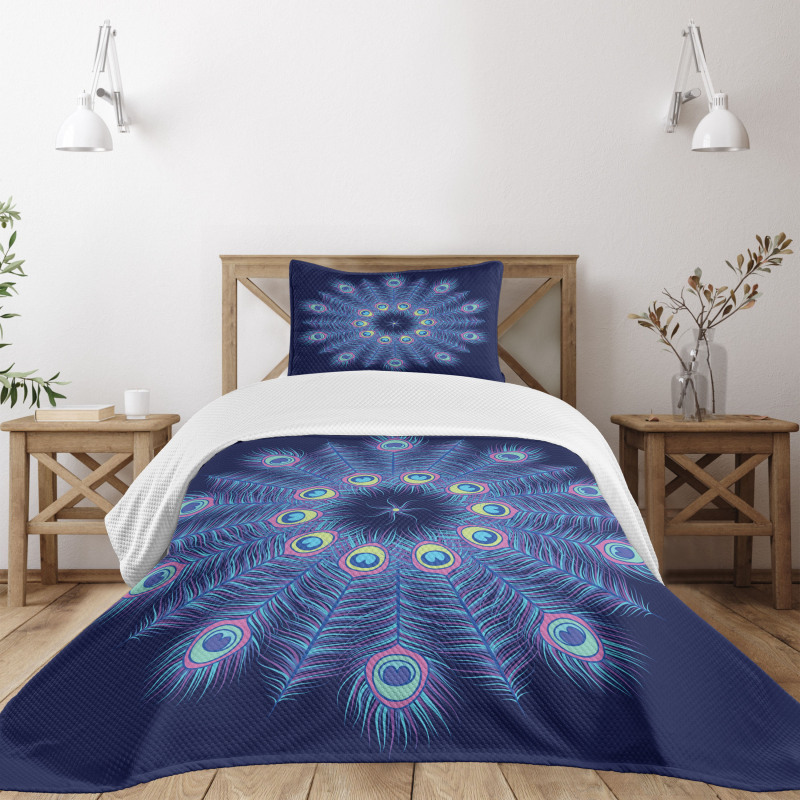 Mystical Feathers Bedspread Set