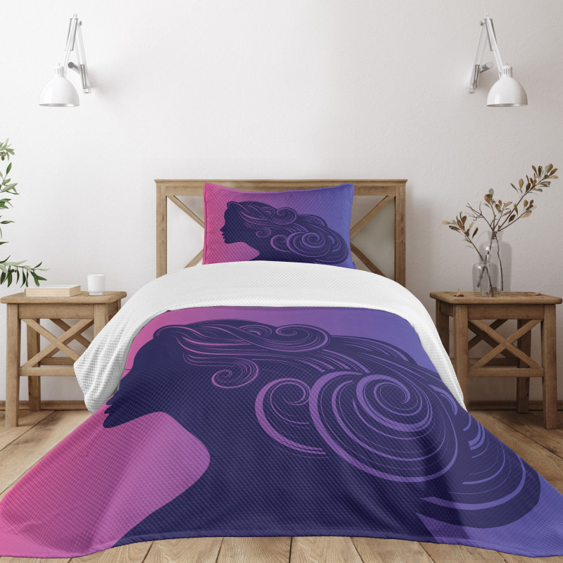 Gradient Background Bedspread Set