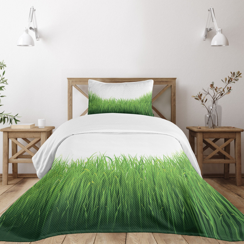 Spring Foliage Pattern Farm Bedspread Set