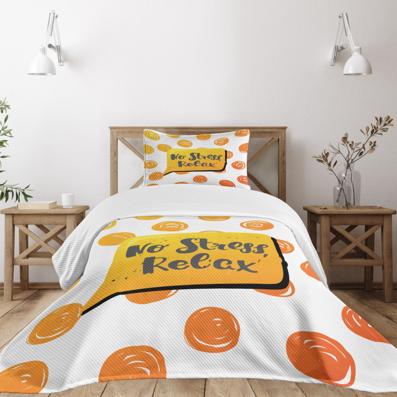 No Stress Relax in Bubble Bedspread Set