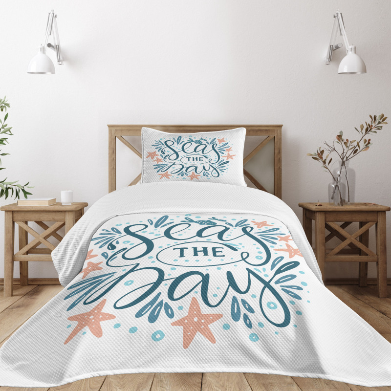Seas Day Starfishes Bedspread Set