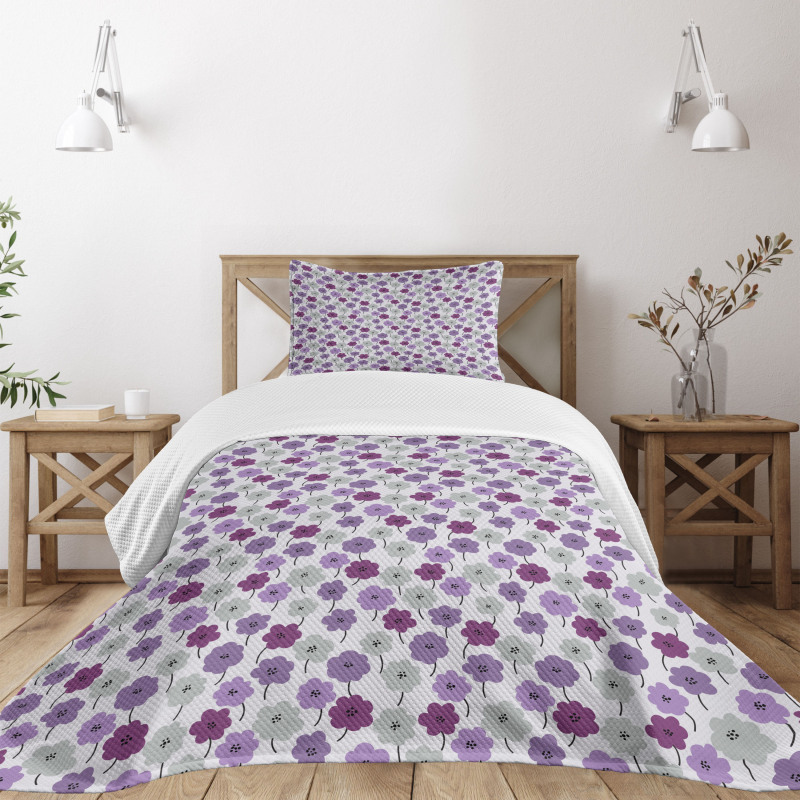 Blossoming Flowers Bedspread Set