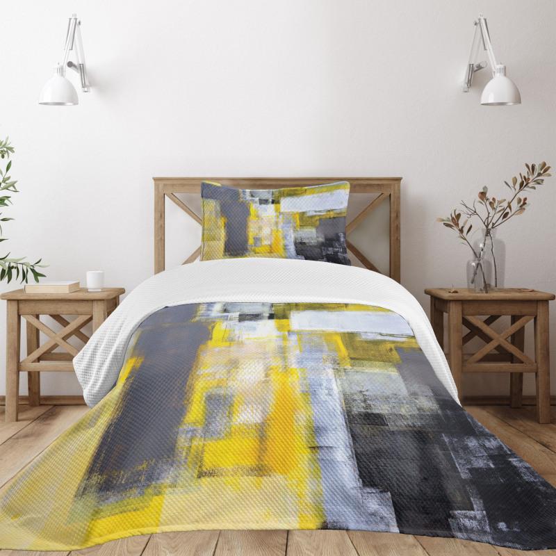 Abstract Painting Bedspread Set