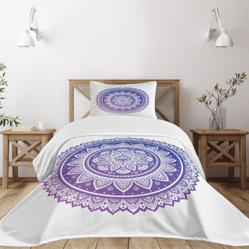 Flourishing Petals Asian Bedspread Set