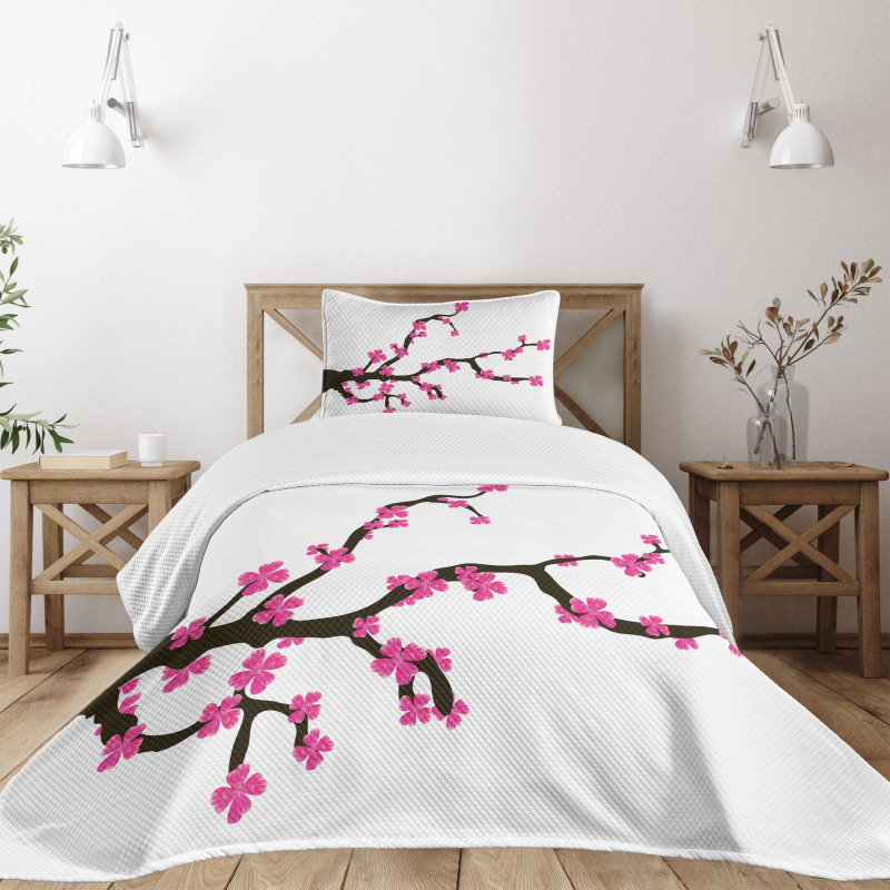 Botany Theme Bedspread Set