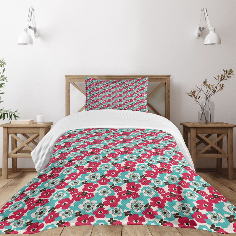 Spring Nature Retro Sixties Bedspread Set