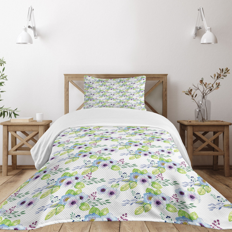 Bloom Botanical Romantic Bedspread Set