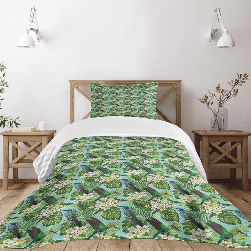 Brazilian Rainforest Art Bedspread Set