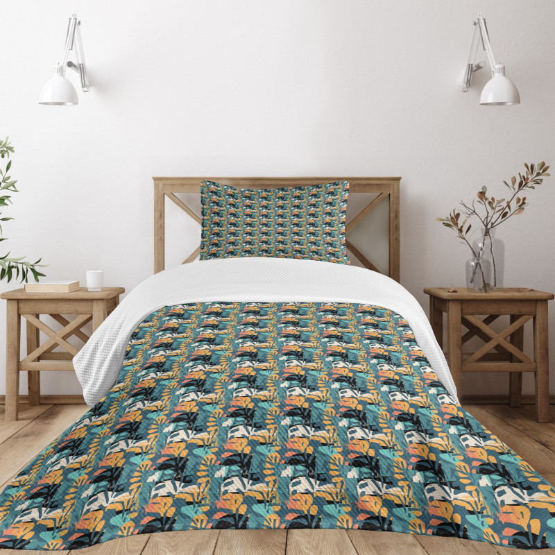 Modern Abstract Art Theme Bedspread Set