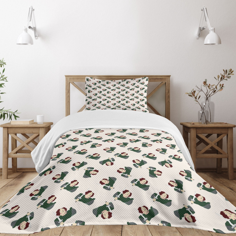 Duke of Britain with Lipstick Bedspread Set