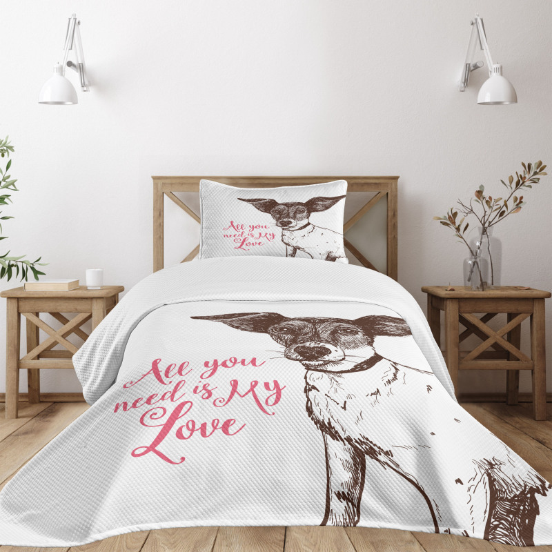 All You Need is Love Bedspread Set