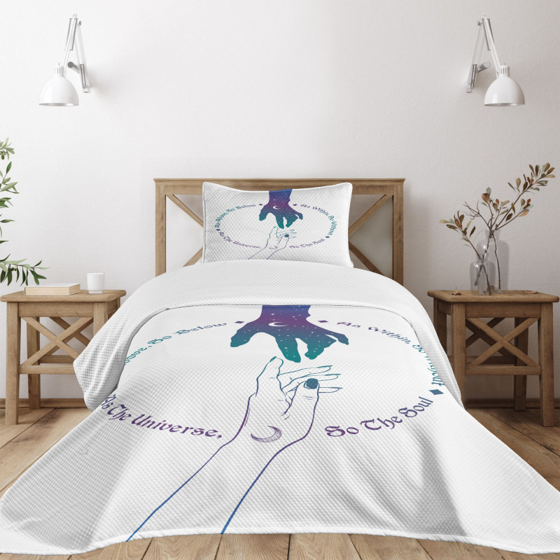 Mystical Messages Bedspread Set