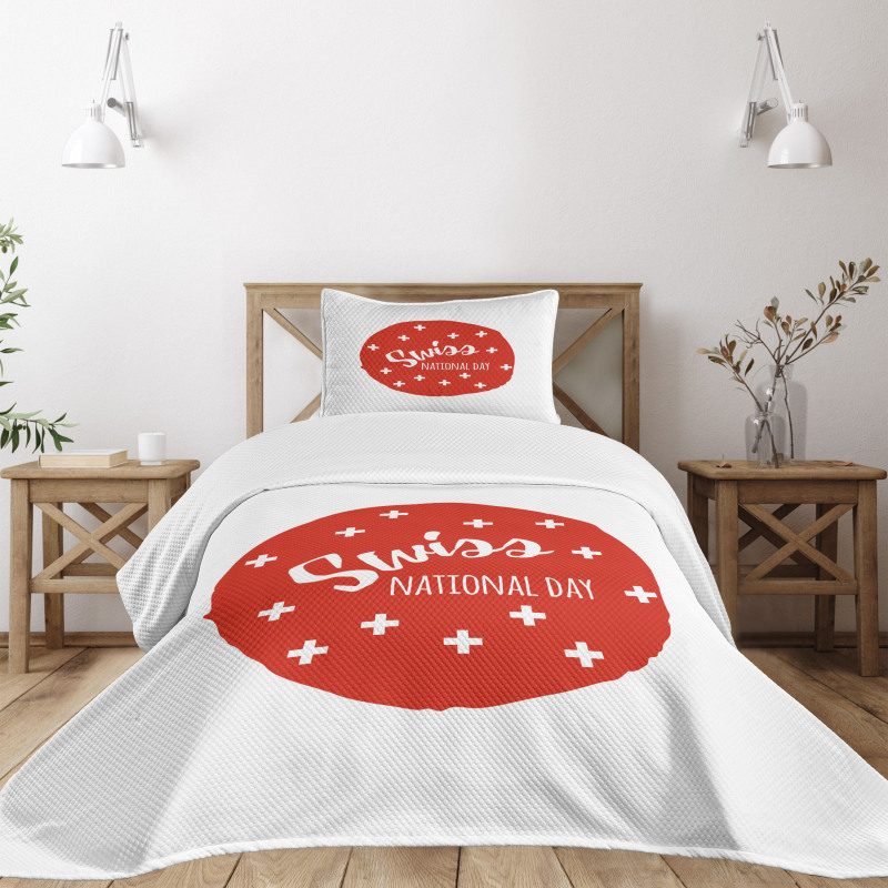 National Day Monochrome Bedspread Set