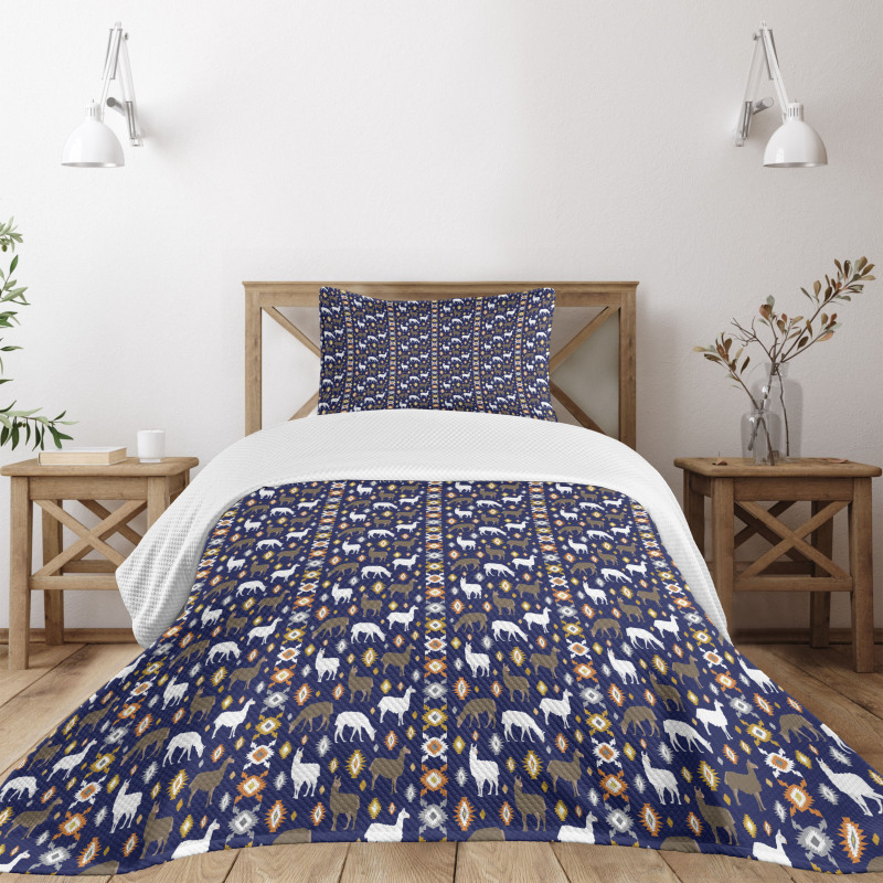 Boho Design Ornament Bedspread Set