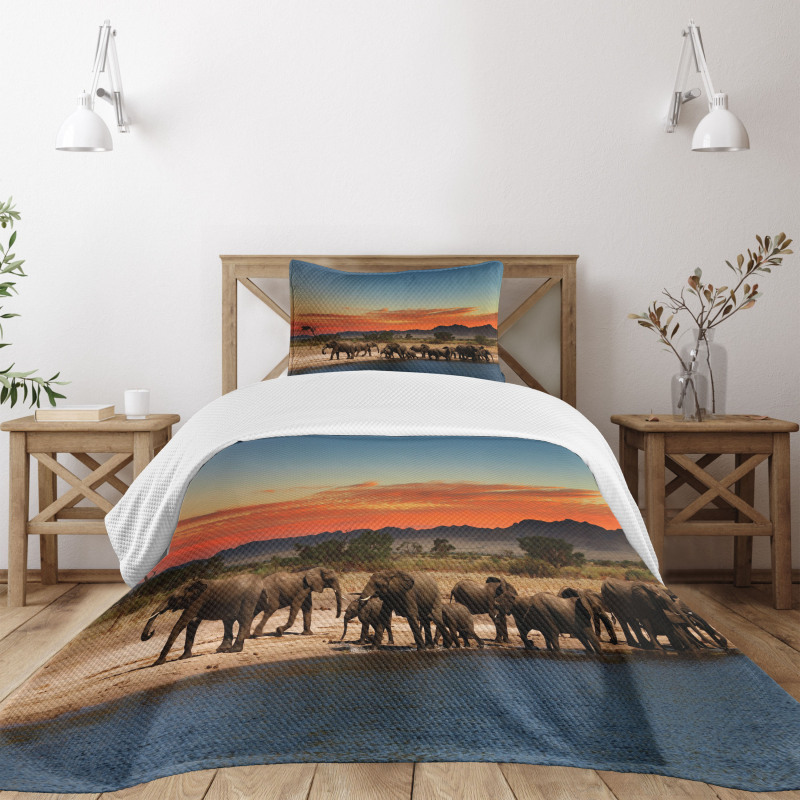 Safari Wildlife Bedspread Set