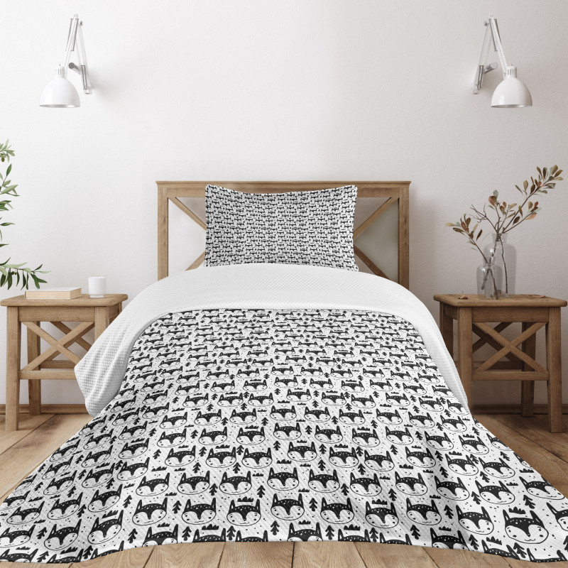 Nursery Scandinavian Fox Bedspread Set