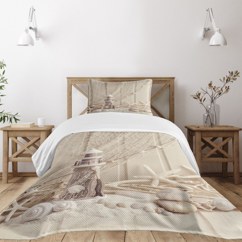 Marine Fishing Net Bedspread Set