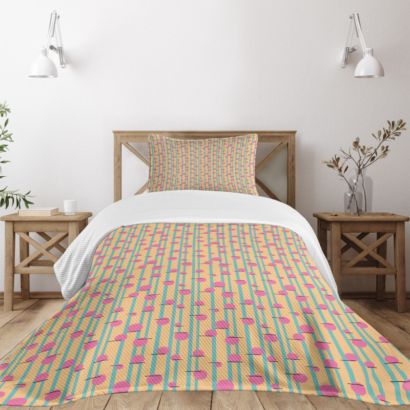 Vertical Lines Bedspread Set