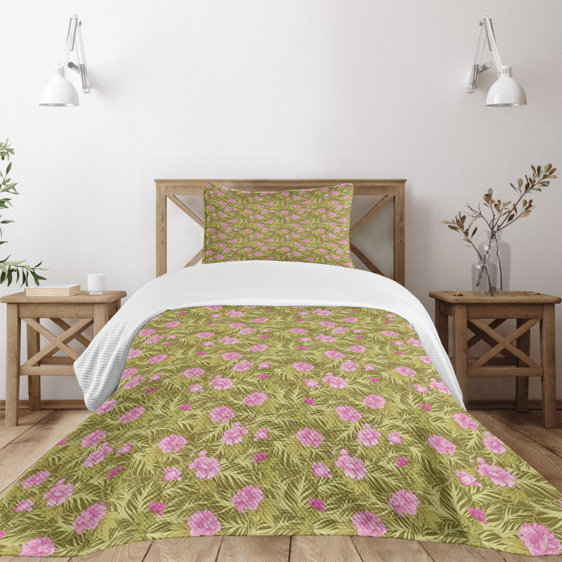 Japanese Art Style Bedspread Set