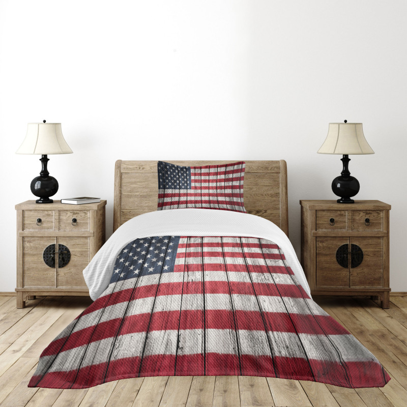 Fourth of July Independence Bedspread Set