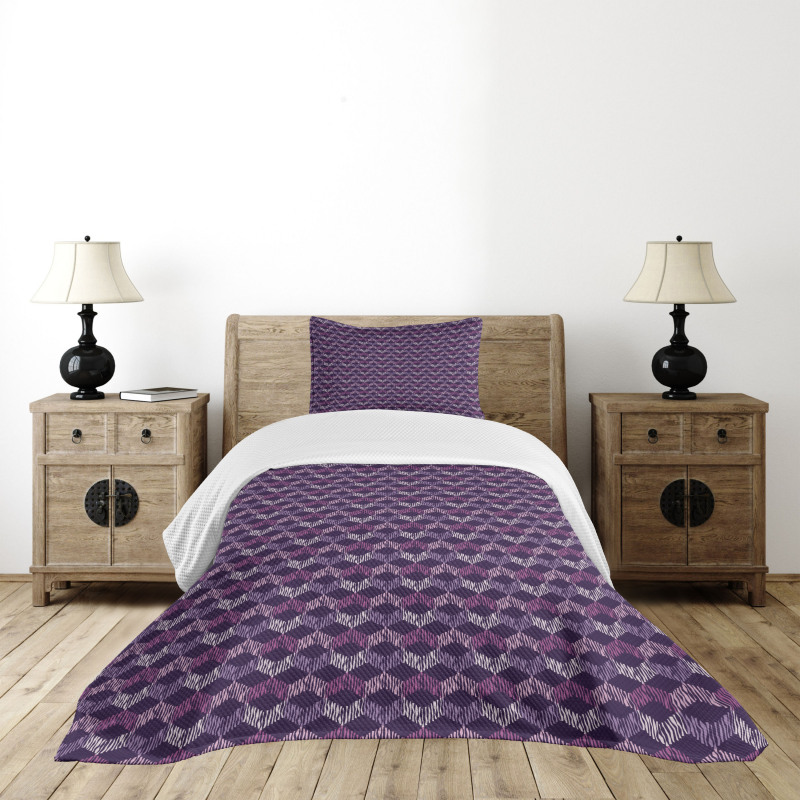 Motif in Colors Bedspread Set