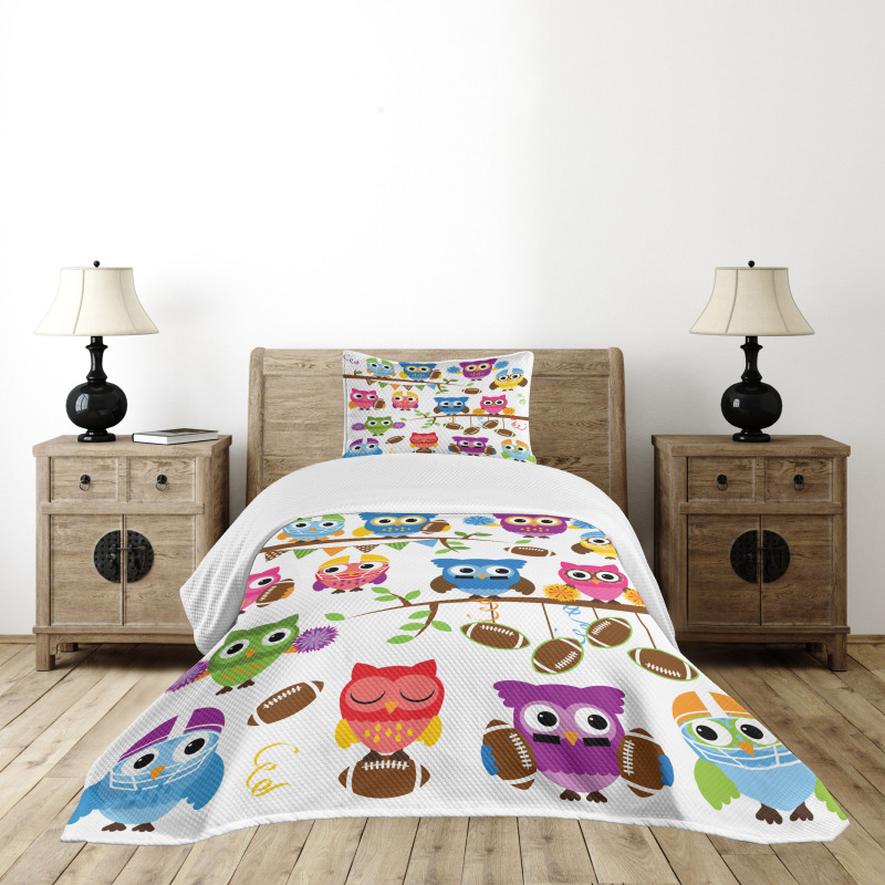 Cheerleader League Team Bedspread Set